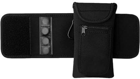 Generisch Magnetic Water Bottle Case, Magnetischer Turnbeutel, Wasserflasche Carrier Bag Mit Handy Tasche, Magnetische Wasserflasche Tasche Hülse Für Gym Zubehör