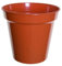 Monal 100% Recycled Plastic Plant Nursery Pots for Indoor Outdoor Garden Lightweight Planter Seed Starting Pot Flower Plant Container for Seedlings Cuttings Transplanting Terracotta (20cm / 8inch)