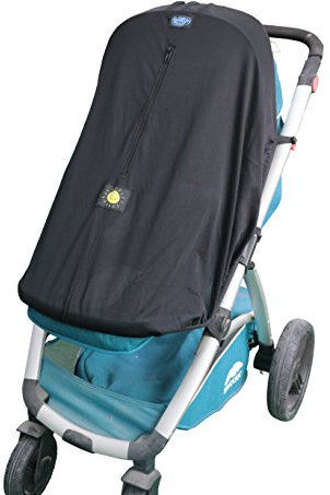 Baby Sonnenschirm Kinderwagenabbdeckung - Universell passend Sonnenschutz für 3- und 4-Rad Kinderwagen und Buggys - UV-Schutz.