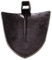 Houe pour gravier en acier œil 3 x 4 cm. Dimensions : 270 x 240 mm.