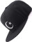 Bexxwell Snapback Cap schwarz mit Hilal 3D-Stickerei in grau (optimale Passform, Kappe, Black, 3D-Embroidery, Mond, Mondsichel, Stern, Türkei, Turkye, Unisex)