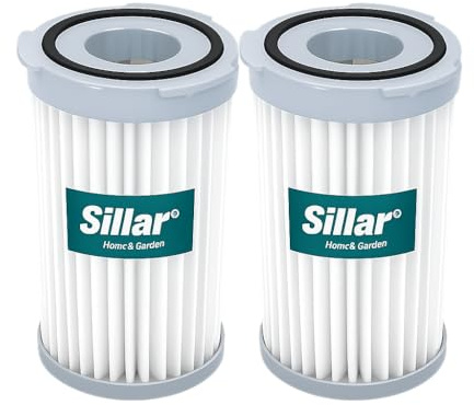 Sillar 2 Filtri Hepa a Cartuccia per Aspirapolvere Electrolux, AEG (Alternativa a EF75B, 9001959494, AEF75B, F120)