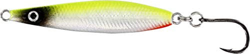 Westin Salty Jig - Jig en métal - 3 longueurs et poids - 8 couleurs - Crochet simple - Double anneau de retenue - Pour jigger, jeter et récupérer (Yellow Ayu, 12 g)