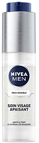 NIVEA MEN Beruhigende Gesichtspflege (1 x 50 ml), getönte Tagespflege für Männer mit sensibler und gereizter Haut, Alkoholfreie Feuchtigkeitscreme mit Vitamin E