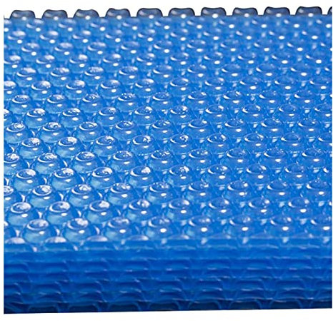 Cubierta solar para piscina, 1 m/2 m/3 m/4 m/5 m/6 m/7 m/8 m de ancho, azul Rectangular burbuja calefacción natación lona resistente para piscina en el suelo, pecera ( Size : 1m x 1m/3ftx3ft )