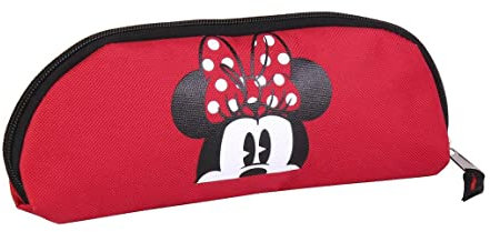 CERDÁ Life's Little Moments - Estuche Escolar de Niña de Minnie Mouse Portatodo Con Apertura de Cremallera - Licencia Oficial Disney, Multicoloured, Multi-Coloured, Carry-On 20-Inch, Estuche con
