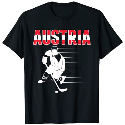 Österreich Eishockey Fan Trikot Österreich Hockey Team Supporter T-Shirt