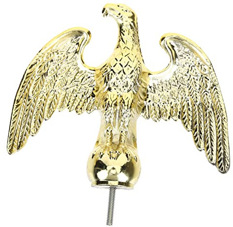 Eagle Flagpole Top Ornament Adler Dekoration für Gartenfahnenmast Langlebig Ersatz für Alte Fahnenmastspitzen