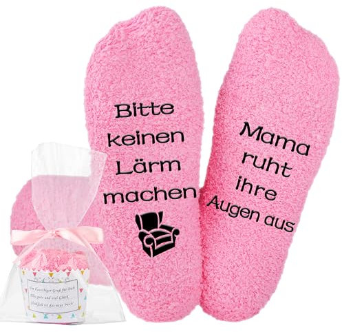Jeasona Mama Socken Muttertagsgeschenke für Mama Geburtstag Weihnachtsgeschenke von Tochter Geburtstagsgeschenk von Sohn Mutter Geschenkideen für die Beste Mama