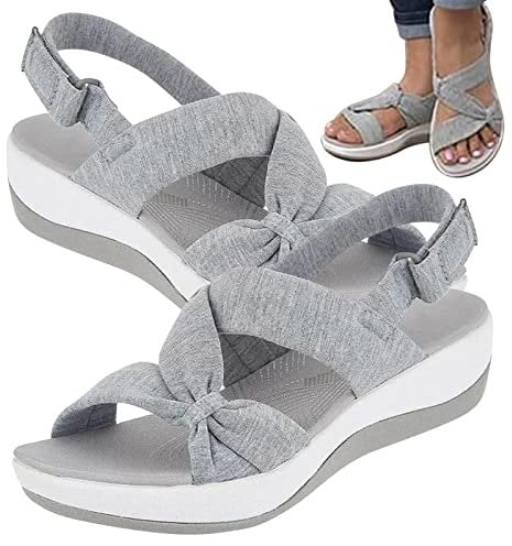 Fukamou Sandali ortopedici da Donna - Arch Support Comodi Sandali da Spiaggia - Scarpe da Trekking Casual all'aperto