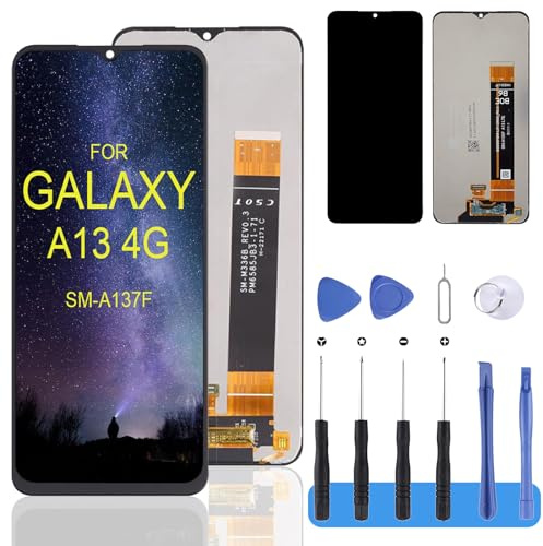 MP+ Écran de rechange pour Samsung Galaxy A13 4G, SM-A137F SM-A137F/DSN Kit de réparation complet pour écran LCD Galaxy A137 avec outils, pour écran Samsung Galaxy A13