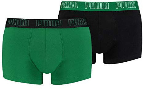 PUMA Herren Shortboxer Unterhosen Trunks 2er Pack, Wäschegröße:S, Artikel:-004 Amazon Green