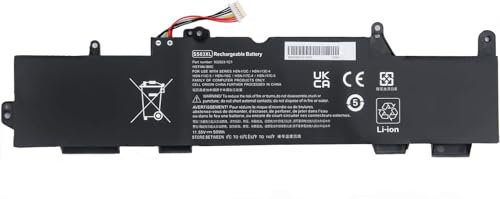 FESTAS 11.55V 50Wh SS03 SS03XL 933321-855 Batterie Compatible avec HP EliteBook 730 735 740 745 830 840 846 G5,EliteBook 735 745 830 840 G6,ZBook 14U G5 G6 Series HSN-I13C-4 HSTNN-LB8G 932823-421