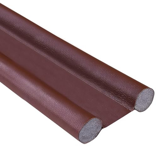BIORYC ® Burlete Puerta de Entrada de Espuma EVA Compatible con Puertas Blindadas (5,5 cm de Ancho) | Burlete Bajo Puerta con Función de Aislante Térmico Frío y Calor y Aislante Acústico (1, MARRÓN)