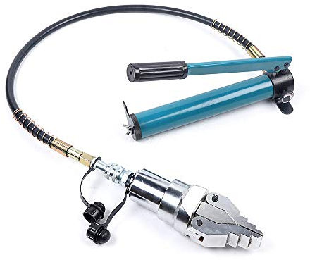 Spargitore a flangia idraulica portatile in metallo leggero ad alta resistenza, separatore idraulico flangia con pompa idraulica manuale, Tipo diviso idraulico Pressa Spargitore flangia (FYP-55)
