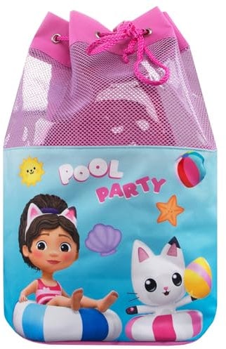 DreamWorks La Casa De Muñecas de Gabby | La Casa de Muñecas De Gabby Bolso | Bolsa de Natación | Rosa