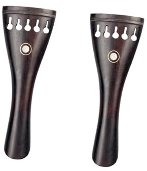 Violino Per Principianti Accessori 2 Pezzi Cordiera Per Violino A 5 Corde In Ebano Per Violino A 5 Corde/violino Elettrico A 5 Corde Ricambio Per Violino E Accessori