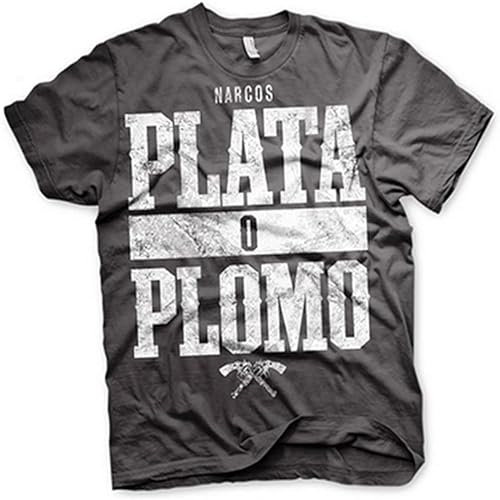 Men's Narcos - Plata o Plomo T-Shirt Size XXL
