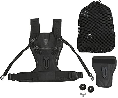 Holigie Chest Camera Mount Camera Chest Harness Nylon Adjustable Multi Camera Vest for Wedding Sports Nature And Studio Photography