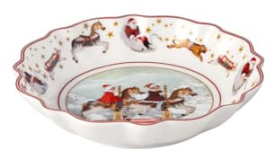 Villeroy & Boch – Annual Christmas Edition, bol de l’année petite, édition de l’année 2024, porcelaine Premium, pièce de collection exclusive, 16,5 x 16,5 x 3,5 cm