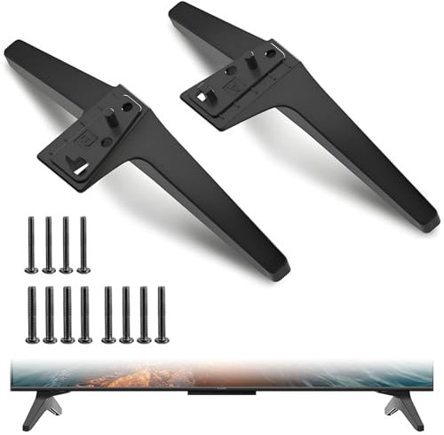 2-Be-Best TV Legs for LG TV Stand Replacement Base TV Legs Compatible with LG TV 49UJ6300 49UM7300 49UN6900 50UK6300 50UK6500 50UM7300 55UK6500 55UJ6540 55UM7300 for More LG TVs with Screws