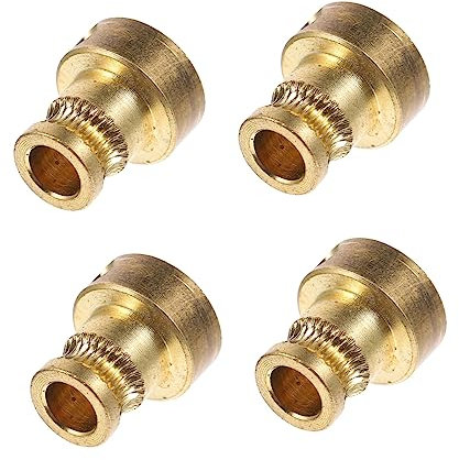ULTECHNOVO 3d-drucker-extrusionsrad-ersatz 4 Stück 3 Mm Vorschubgetriebe Gelbes Messing Glatt Einfach Zu Verwenden