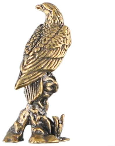 Dekofigur Adler aus Kupfer, handgefertigt, dekorative Tierfigur für Zuhause und Büro