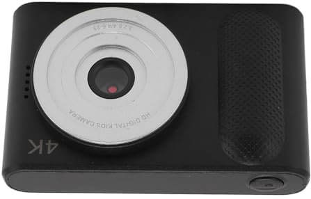 Camera Digitale 4K Compact 48MP HD 16X Digital Zoom AutoFocus Micro SLR Camera per la Fotografia di Viaggio Vlogging (BLACK)