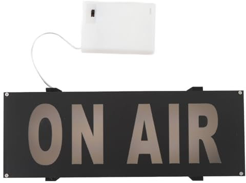 ON AIR Sign Light LED-Tastensteuerung Kreatives ON AIR Light Recording-Schild für Studio-Schreibtisch