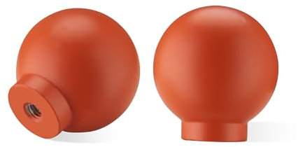 SPDYCESS 4 Piezas Pomos y Tiradores de Aluminio Redondo Pomo Cocina con Tornillos Tirador de Muebles para Cajones Armarios Infantil Dormitorio