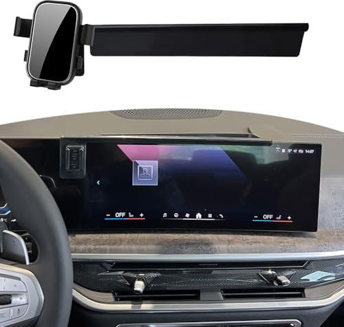Kfz-Handyhalterung für BMW X5 2023 2024 2025 G05, Zubehör, Bildschirm, Navigationshalter, Handy-Ständer, Clip (Typ B schwarz)