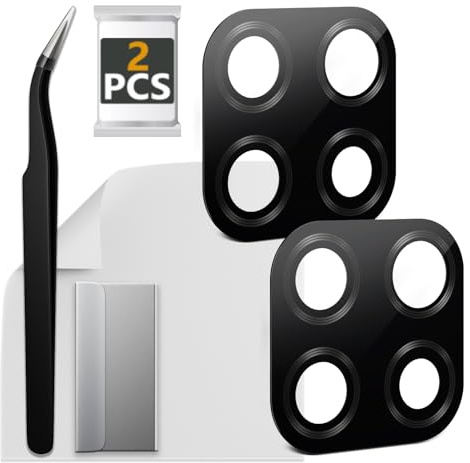 ExtKry 2 Pack Kamera Glas für Huawei P40 Lite JNY-L21/L22/L01/L02/LX1 | Kamera Glas Original Qualität Camera Glass Kameraschutz Kamera Linse Ersatz Rückseite HD mit Reparatur Set.