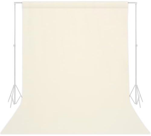 TRLYC Ivory Photography Backdrop - 5 x 7 FT Ivory Backdrops for Photoshoot Background Screen for Photo Backdrop Video Photography Studio Photo Backgrounds Background Screen Parties