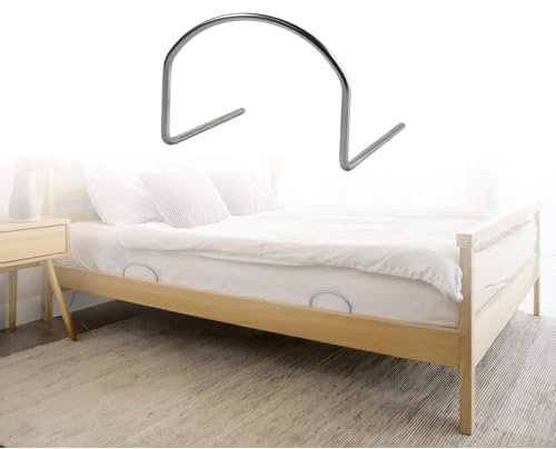 Matratzenbügel (1 Stück) zum Schrauben Seite – Rutschfester Matratzenhalter | Anti-Rutsch-Stopper für Matratzen | universelle Passform für viele Lattenrost-Modelle | sicher Schlafen | Made in Germany