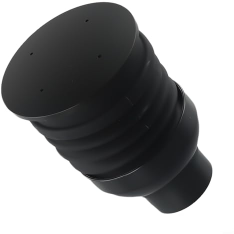Moliuoly Ersatzteil für Espresso-Kaffeemühle Einzeldosis-Trichter mit Blasbohnenbehälter 140g Silikon schwarzes Zubehör passend für Eureka Komfortreinigung Café Küche Restaurant(Black)