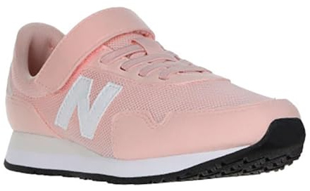 New Balance 323 Hook & Loop Sneaker, Pink Haze/White, 12.5 UK Child