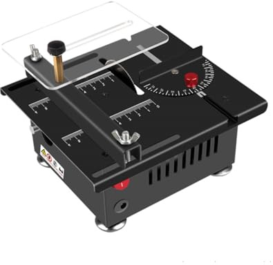 Mini Electric Table Saw Adjustable Angle Multifunctional Woodworking Aluminum Alloy