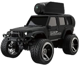 NONDK Mini Size 1:64 FPV RC Car with 4WD RC Camera WiFi APP Climbing Off-Road Portable Interactive Toy for Kids Adults A