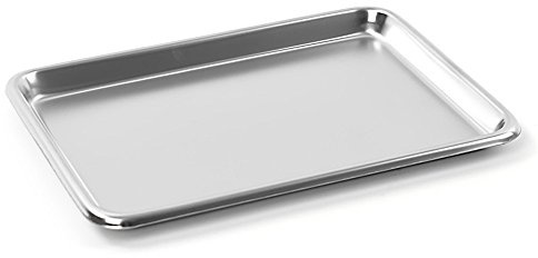 Teqler Edelstahltablett T-134800, 22,5 cm x 16 cm x 1,4 cm