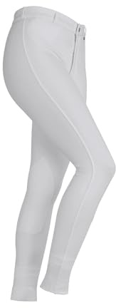 Shires Maids Childrens SaddleHugger Jodhpurs - Canary