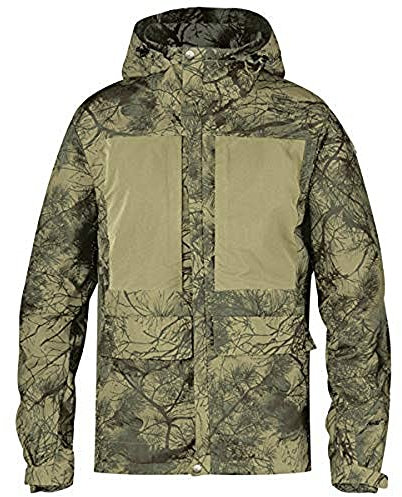 Fjällräven Lappland Hunting Herren Hybrid Jacke, Green Camo/Laurel Green, M