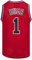 Cnallar, Herren-Basketball-Trikot, #1 Space Movie, Hip Hop, Halloween, in den Farben Weiß, Schwarz und Rot, Größen S-3XL, #1 Rot, L