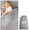 Trail Sleeping Bag Liner Camping Travel Sheet Single Envelope Shape with Pillow Slot and Bag (220cm x 80cm)