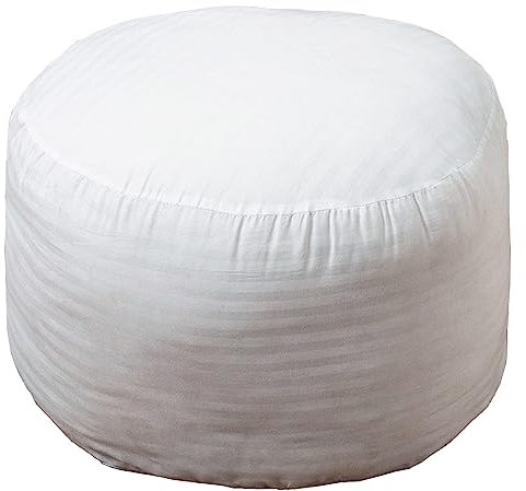 Pouf Ottoman Filling ,Footstool Filler, Polyfill Stuffing,Pouf Stuffing,Pouf Ottoman Filler,Pouf Insert,Bean Bag Filler,20x20x12 Inches Round Poof Filler, Floor Bean Bag Chair Stuffing (Pouf Filling)