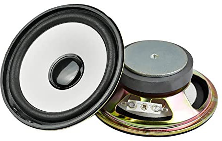 SXOPU 2PCS 4 Inch Speaker Driver 2 Ohm 5W Stereo Woofer Bass Audio Sound LoudSpeaker DIY Bluetooth Speaker Compatible With Altavoz Bookshelf speakers