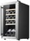 Cecotec Weinkühlschrank Bolero Grandsommelier 1550 Inox Compressor, 15 Flaschen, Tür und Griff aus Edelstahl, Hohe Leistung, Reguliert Temperatur Ihrer Weine zwischen 5 und 18 ºC, Touch-Steuerung