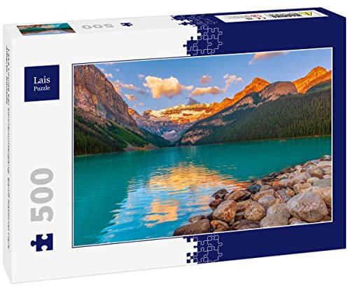 Lais Puzzle Lake Louise bei Sonnenuntergang. Banff National Park. Alberta. Kanada 500 Teile