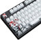 MOLGRIA Juego de 111 Teclas para Teclado mecánico 62 105 109, Tapas de Teclas de Perfil OEM PBT para de Teclas para Interruptor Gateron Kailh Cherry MX, diseño ISO Teclado español (Flor de Ciruela)