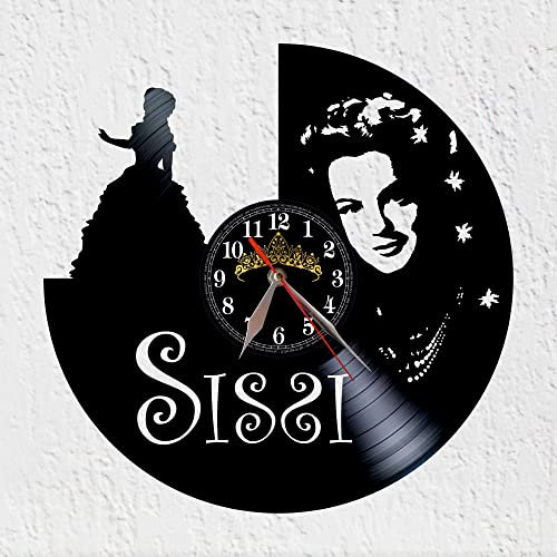 VINY WOODY Romy Uhr New Elizabeth aus Bayern Wanddekoration Schallplattenuhr Vinyl Original Geschenk