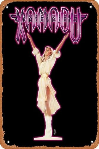 muecddoa Xanadu Kira Olivia Newton-John Poster 30,5 x 20,3 cm Vintage Metall Blechschild Wohnkultur Garage Man Cave Wandkunst